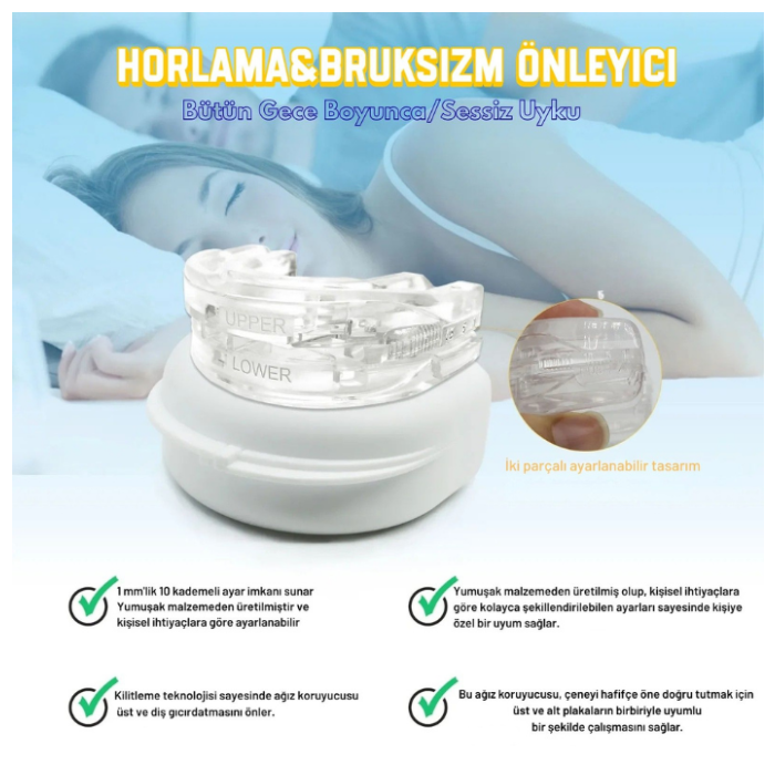Horlama&Bruksizm Önleyici Ağızlık